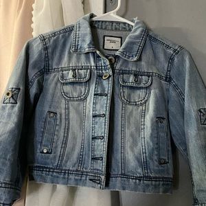 Jean jacket ( crop top )